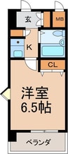 名古屋市営地下鉄名城線/上前津駅 徒歩4分 9階 築32年 1Kの間取り