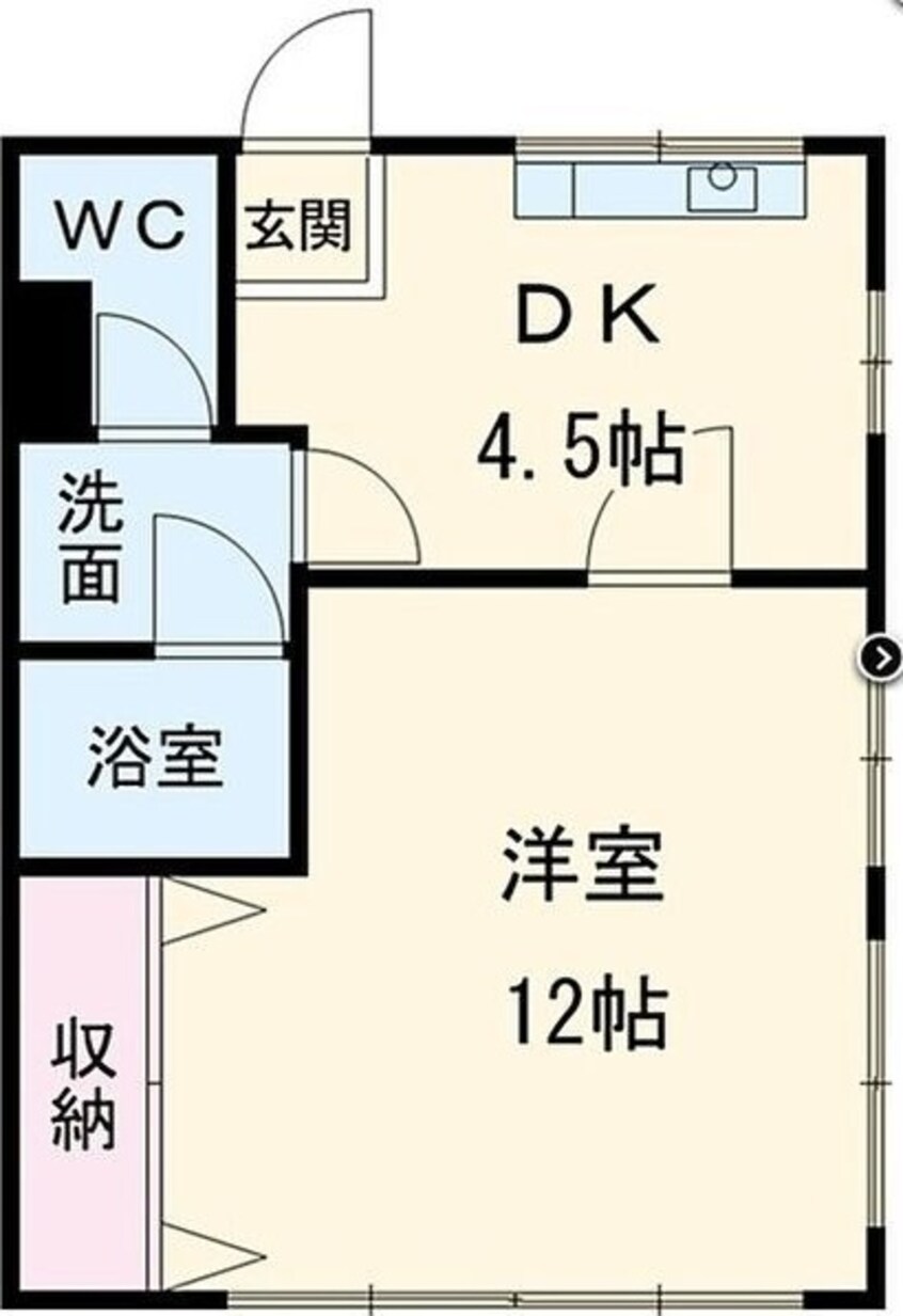 間取図 名古屋市営地下鉄東山線/池下駅 徒歩8分 4階 築54年