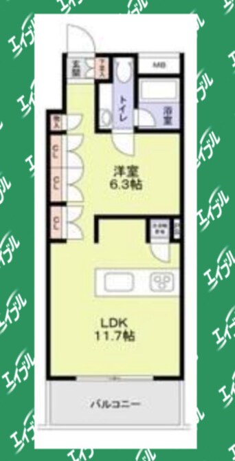 間取図 桜ヒルズ