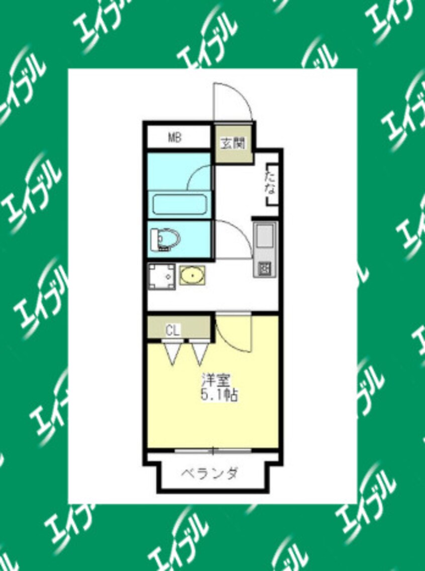 間取図 名古屋市営地下鉄名城線/名古屋大学駅 徒歩16分 2階 築44年