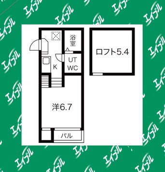 間取図 名古屋臨海高速鉄道<あおなみ線>/小本駅 徒歩3分 2階 築14年