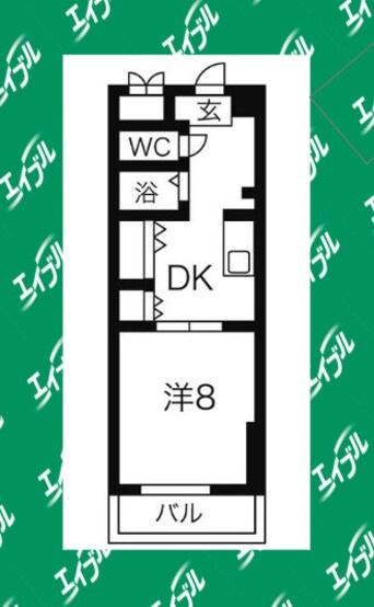 間取図 名古屋市営地下鉄東山線/八田駅 徒歩3分 3階 築25年