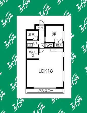 間取図 名古屋市営地下鉄東山線/高畑駅 徒歩4分 2階 築36年