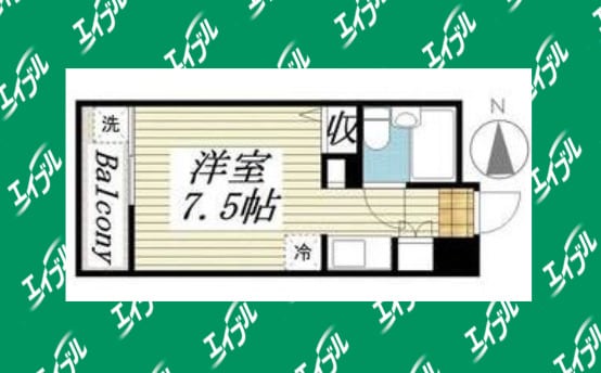 間取り図 名古屋市営地下鉄鶴舞線/御器所駅 徒歩6分 3階 築38年