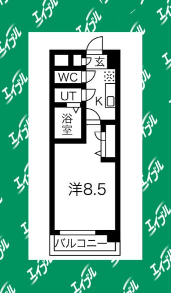 間取図 関西本線（東海）/八田駅 徒歩1分 3階 築18年