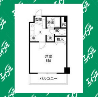 間取図 コンフォール港楽