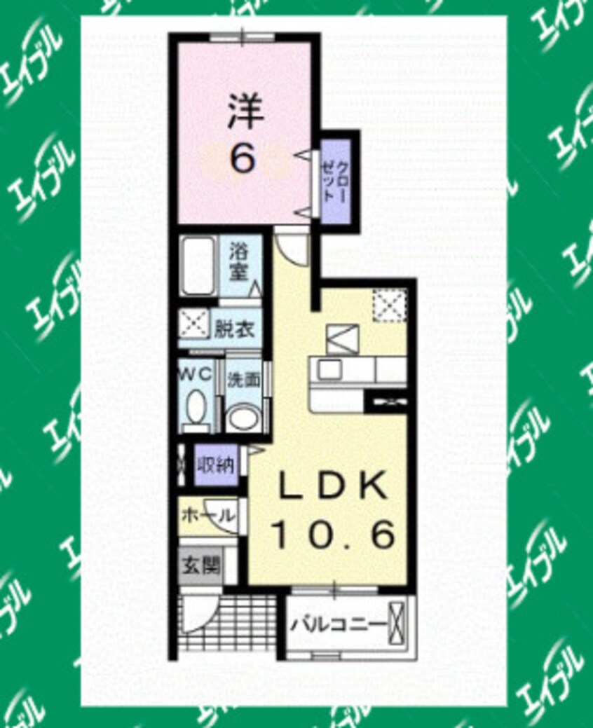 間取図 アイフリ－デ