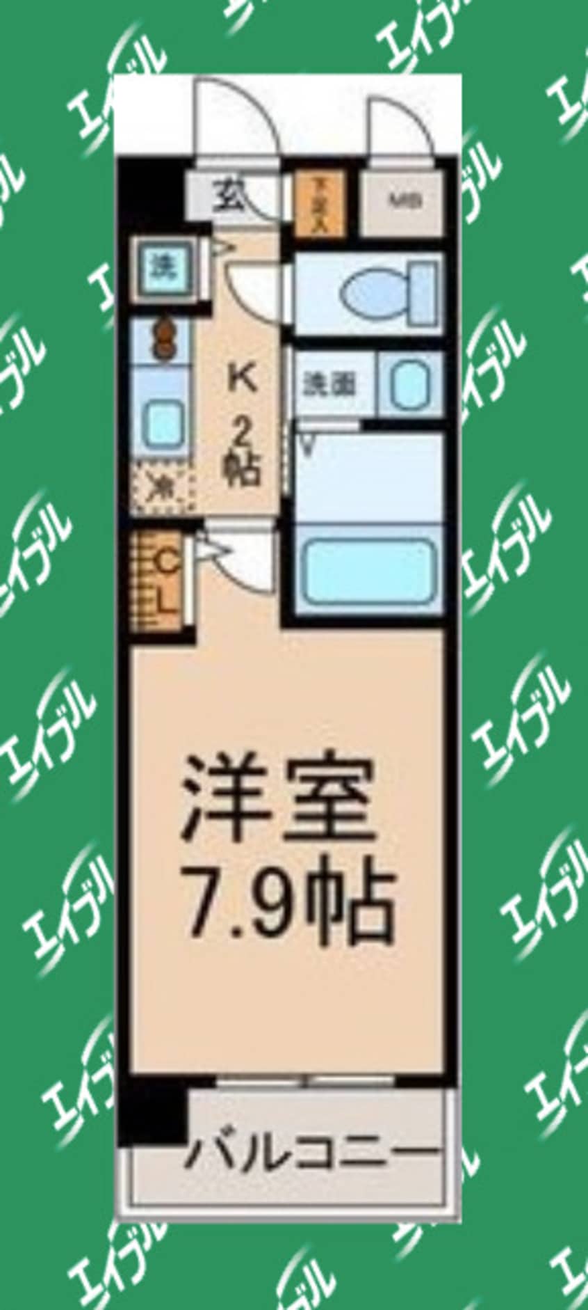 間取図 NFB白壁