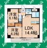 名鉄名古屋本線/栄生駅 徒歩9分 9階 築6年 2LDKの間取り