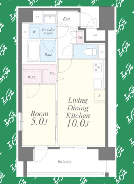 間取り図 名古屋市営地下鉄鶴舞線/丸の内駅 徒歩4分 1階 築9年
