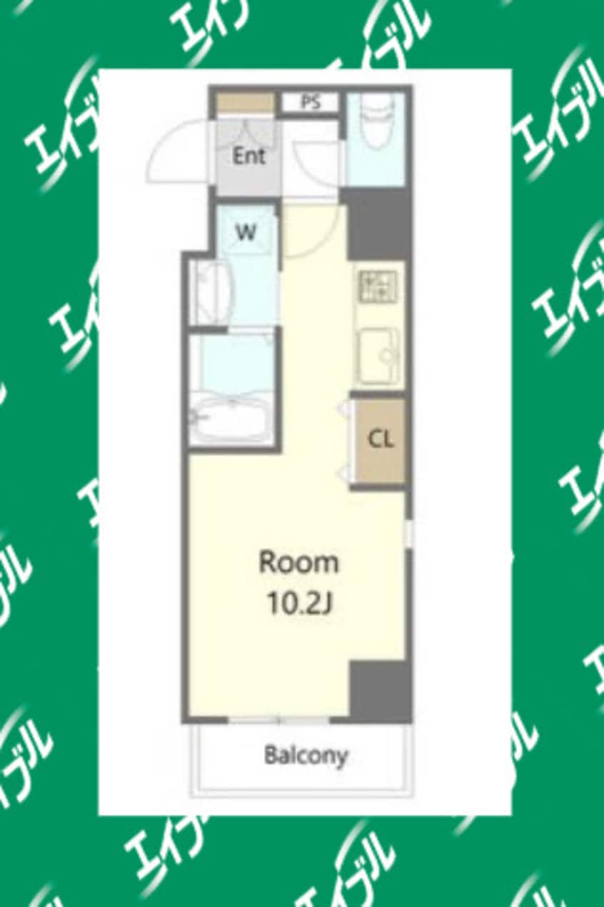 間取図 名古屋市営地下鉄桜通線/今池駅 徒歩5分 10階 築2年