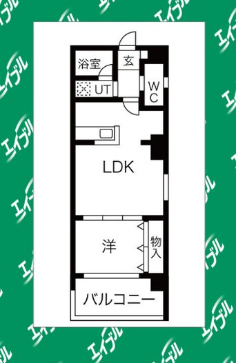 間取図 名古屋市営地下鉄東山線/本陣駅 徒歩1分 5階 築19年