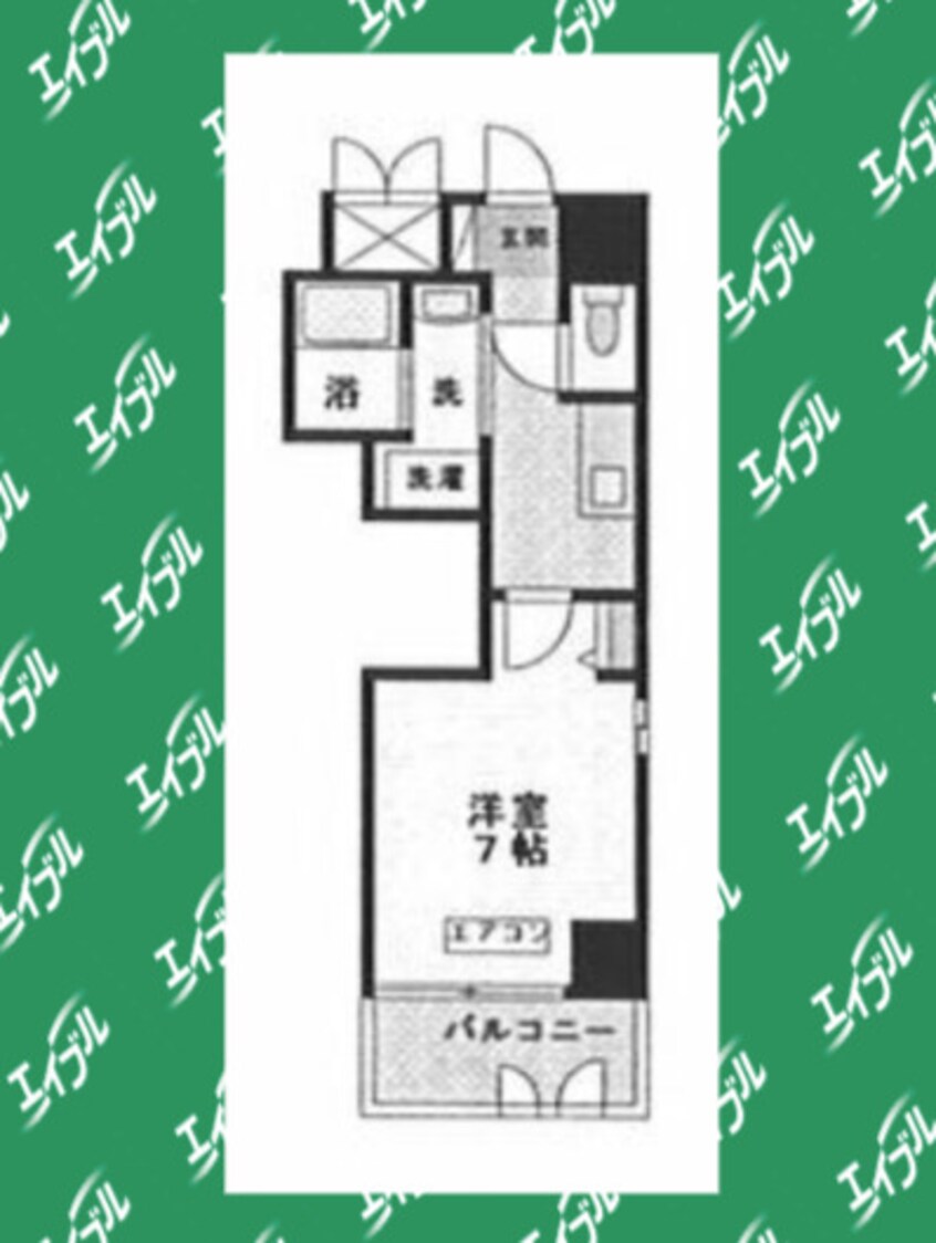 間取図 PONTE ALTO新栄
