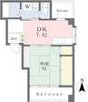 名古屋市営地下鉄桜通線/吹上駅 徒歩6分 9階 築36年 1DKの間取り