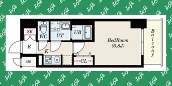 間取図 S-RESIDENCE鶴舞駅前