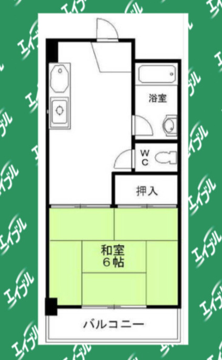間取図 名古屋市営地下鉄名城線/矢場町駅 徒歩2分 3階 築49年