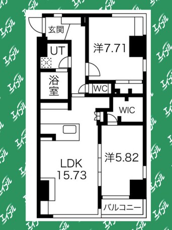 間取図 名古屋市営地下鉄鶴舞線/丸の内駅 徒歩5分 6階 築5年