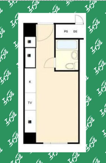 間取図 名古屋市営地下鉄桜通線/高岳駅 徒歩1分 4階 築51年