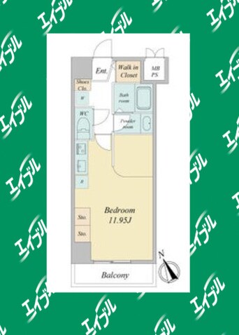間取図 名鉄名古屋本線/東枇杷島駅 徒歩2分 7階 築18年