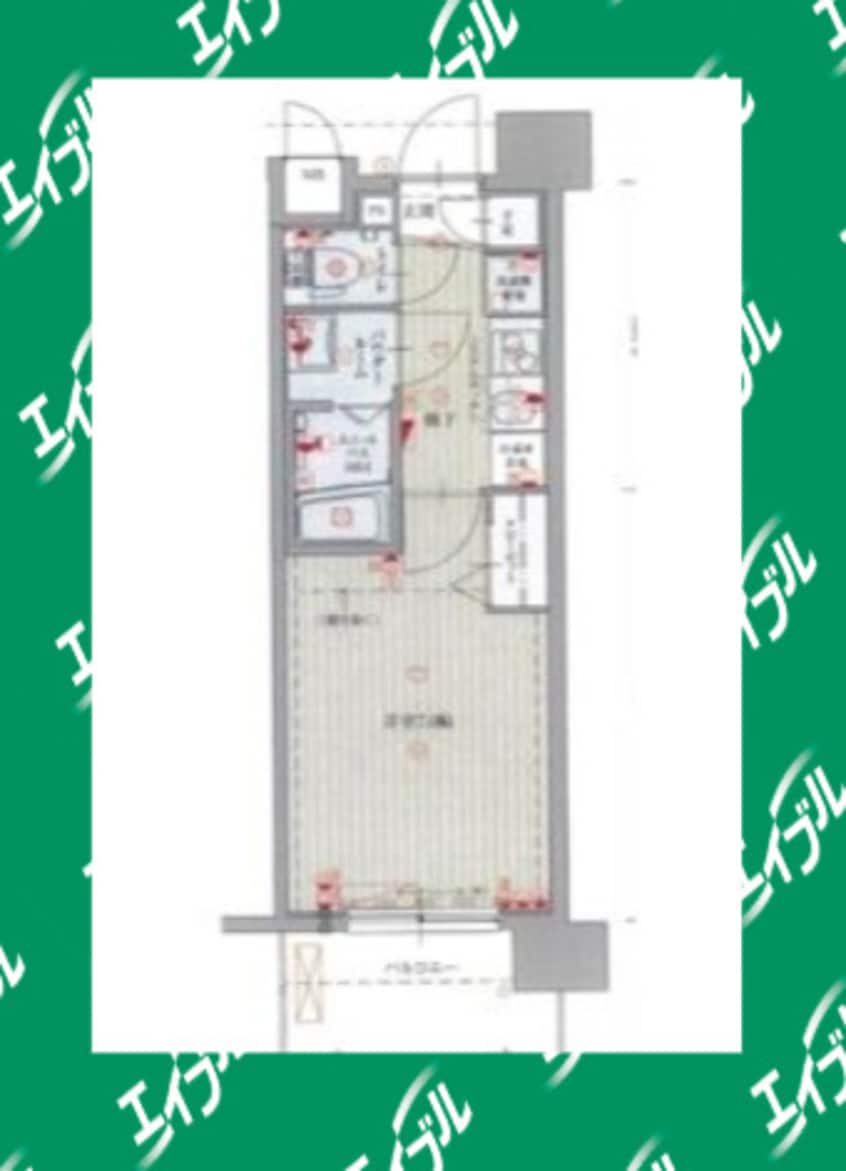 間取図 関西本線（東海）/八田駅 徒歩4分 7階 築10年