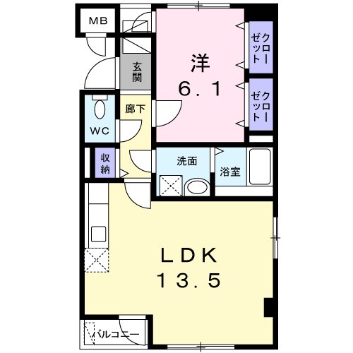間取り図 コンフォート　Ａ・Ｎ