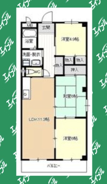 間取り図 ラフィネ櫻館