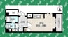 04_ENSHOW　QUATTRO 1Rの間取り