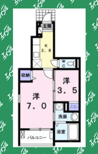 間取図 カーサフィオーレ