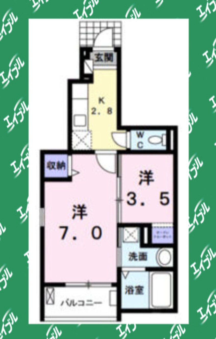 間取図 カーサフィオーレ