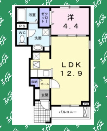 間取図 アルカンシェル武庫之荘西