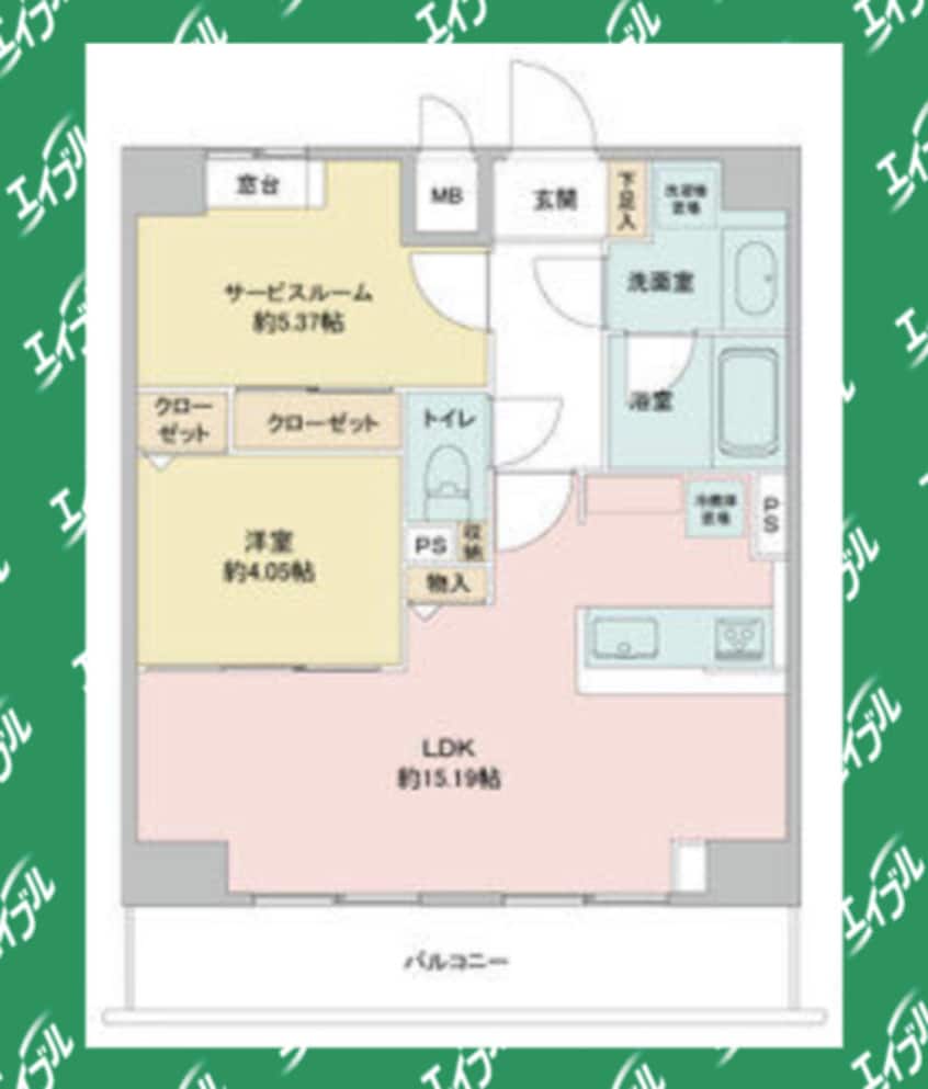 間取図 アプリーレ千代田