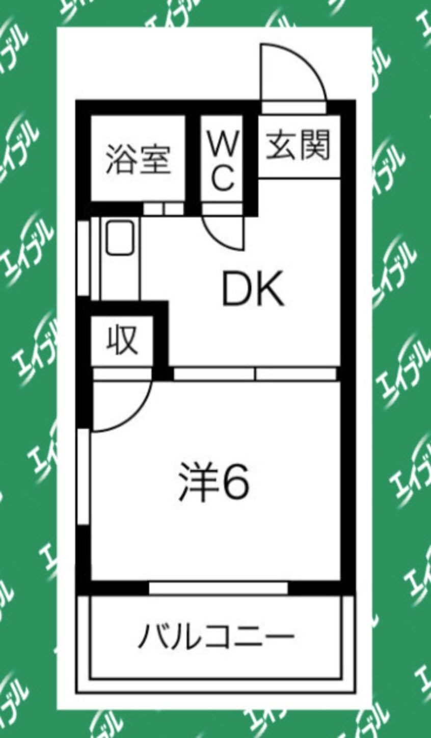 間取図 上前津ハイツ
