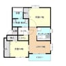ラウレール 2LDKの間取り