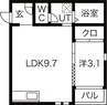 名古屋市営地下鉄名城線/西高蔵駅 徒歩3分 1階 築10年 1LDKの間取り