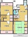 名古屋市営地下鉄鶴舞線/庄内通駅 徒歩2分 2階 築49年 3DKの間取り