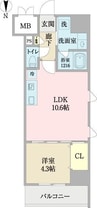 名古屋市営地下鉄東山線/池下駅 徒歩3分 9階 1年未満 1LDKの間取り
