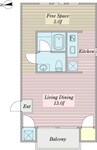 名古屋市営地下鉄鶴舞線/浅間町駅 徒歩7分 3階 築7年 1Rの間取り