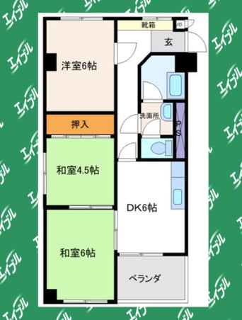 間取図 中根ハイツ