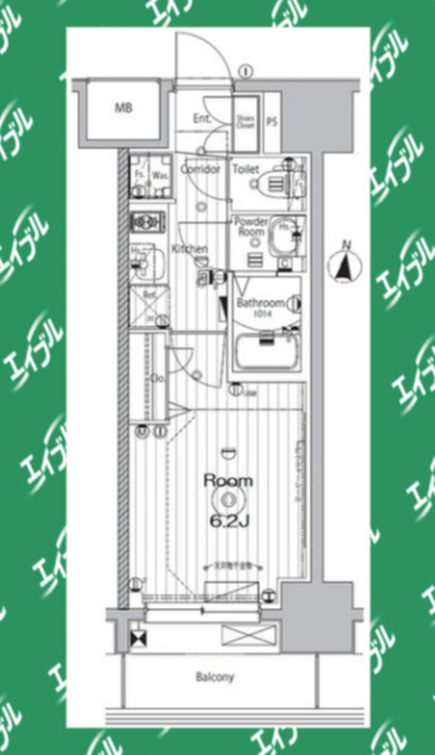 間取図 メイクス矢場町