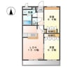 エクセルハイム・Ｎ 2LDKの間取り