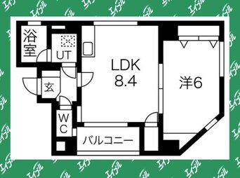 間取図 エル・ビューネ千種
