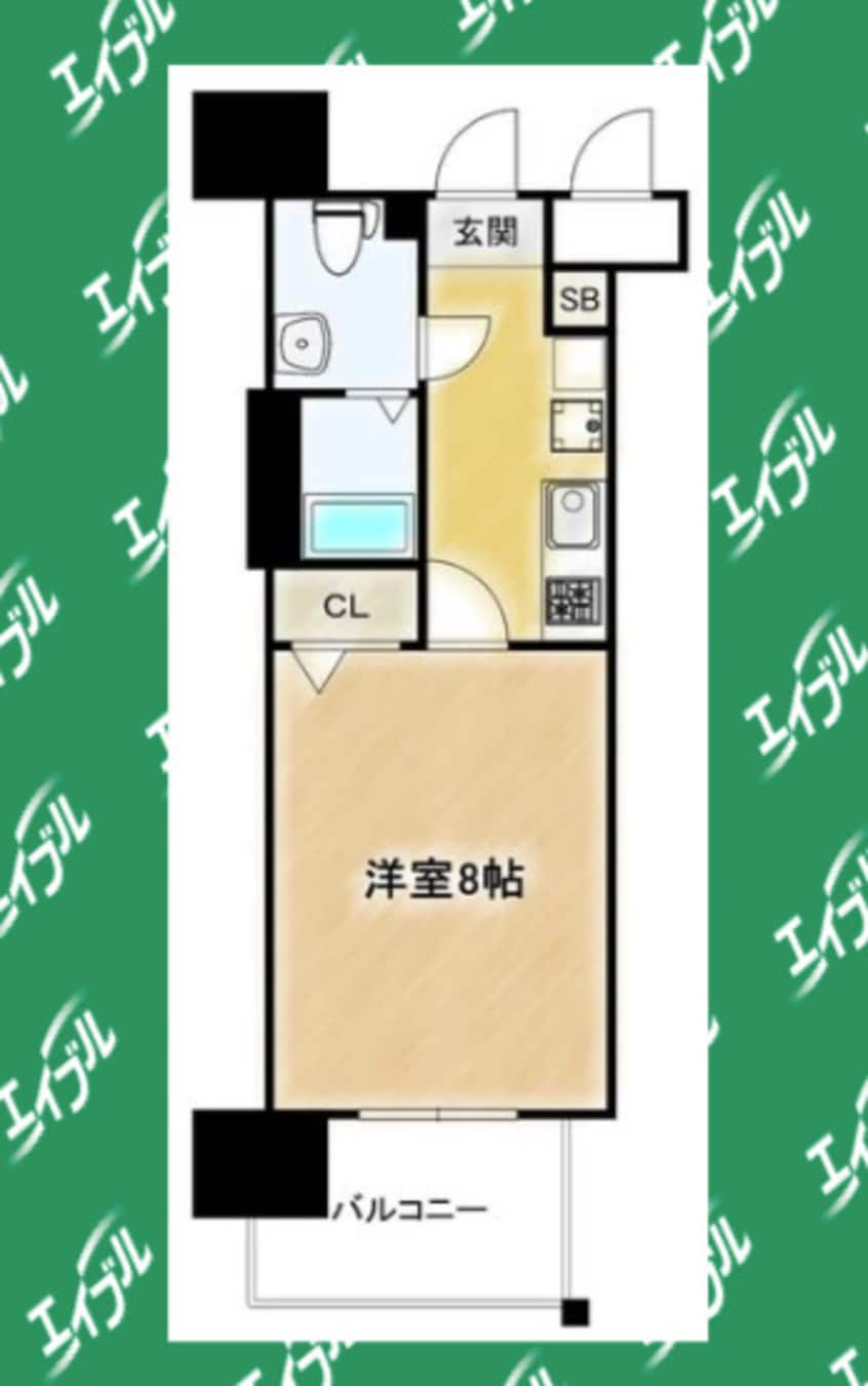 間取図 プレサンスmiu新栄