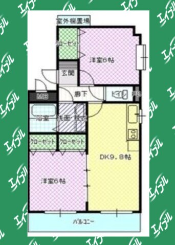 間取図 ココガーデン