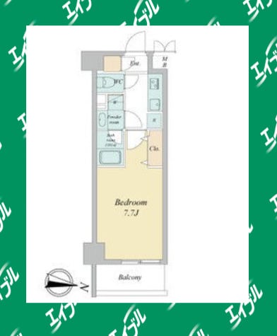 間取り図 ヴェルデシア名駅南