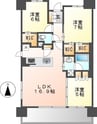 名古屋市営地下鉄鶴舞線/丸の内駅 徒歩4分 14階 築4年 3LDKの間取り
