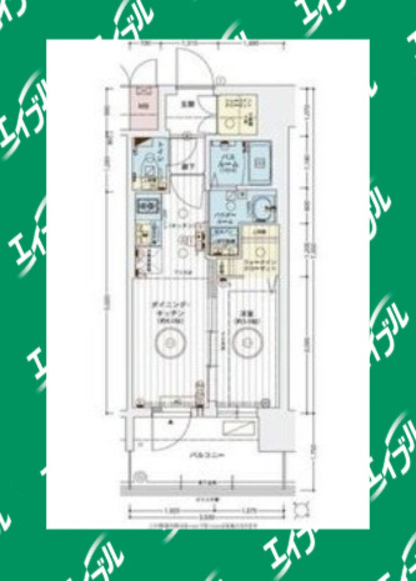 間取図 エステムコート名古屋ルノン