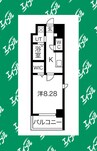 リラ出来町 1Kの間取り