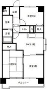 名古屋市営地下鉄名城線/金山駅 徒歩10分 2階 築37年 3DKの間取り