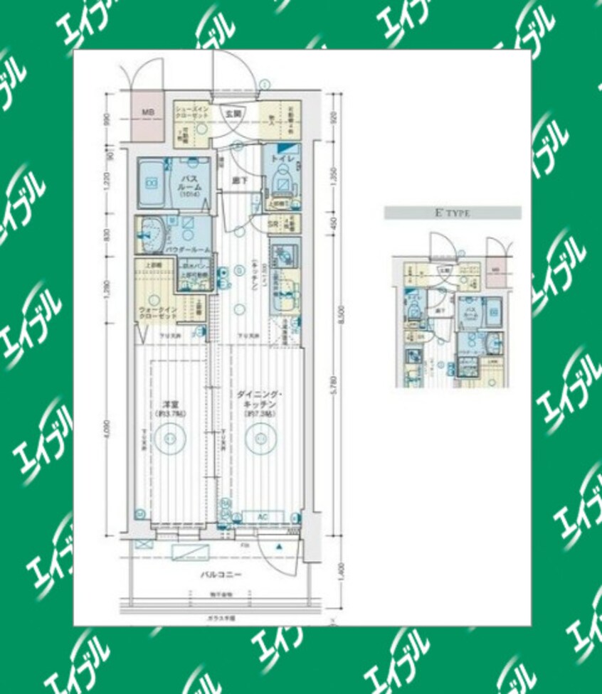 間取図 名古屋市営地下鉄東山線/中村日赤駅 徒歩6分 5階 1年未満