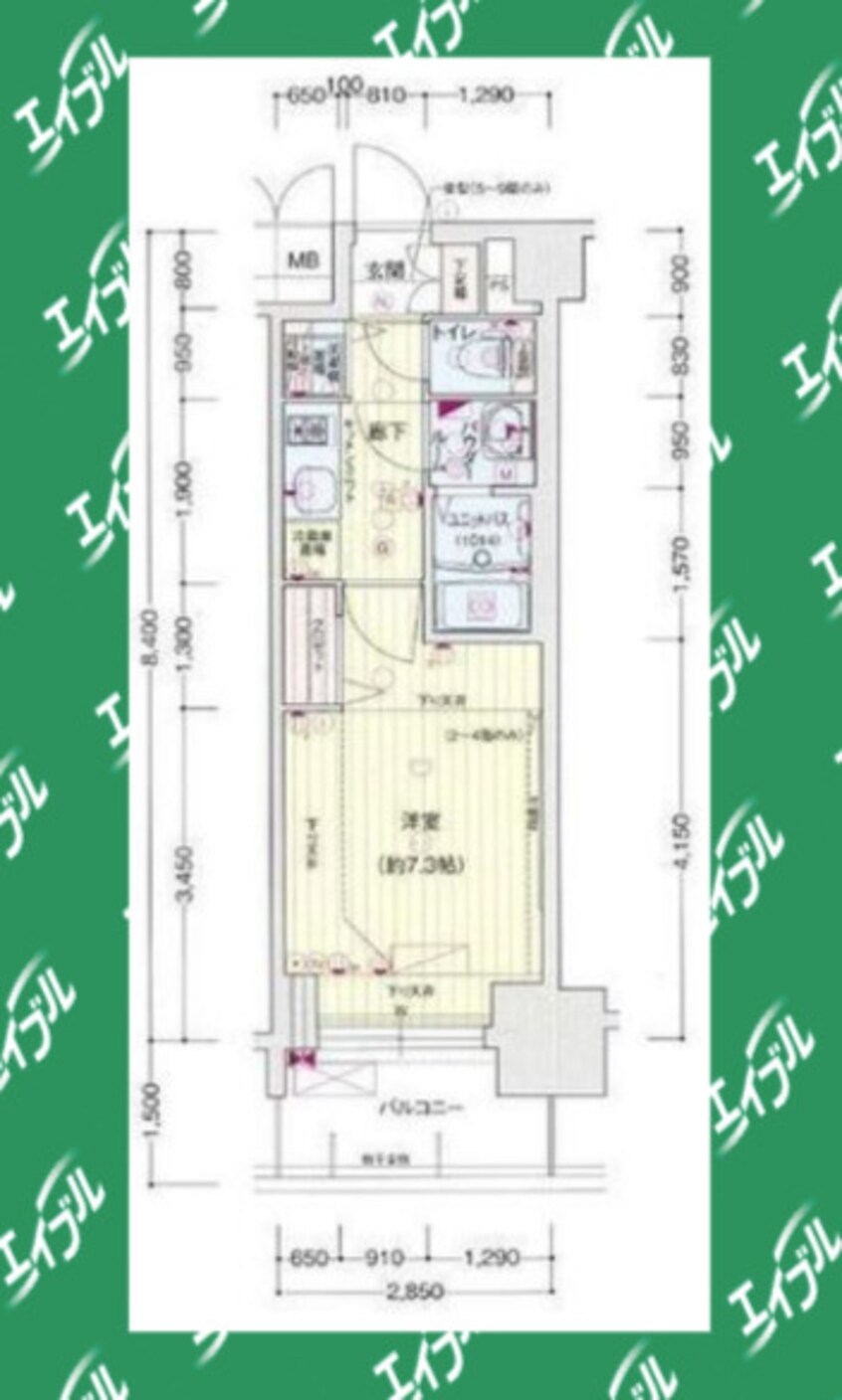 間取図 プレサンスジェネ丸の内